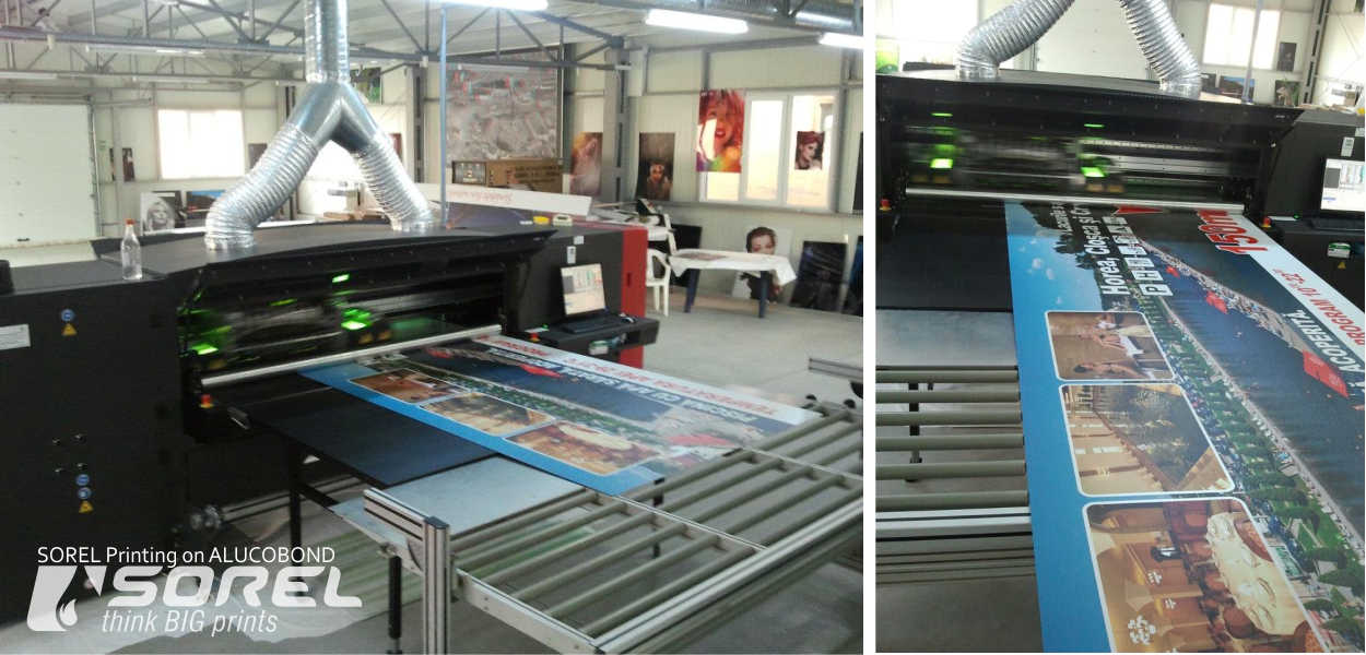 large Format Direct Printing on Alucobond by VUTEK GS2000