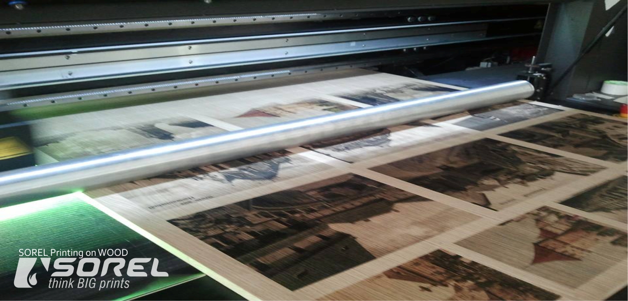 Direct Printing on Wood by VUTEK GS2000